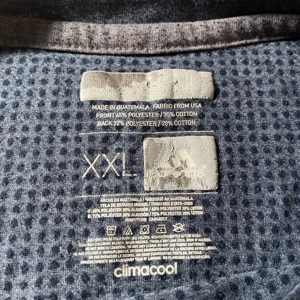 Adidas Seattle Sounders FC Navy Long Sleeve Shirt Size XXL